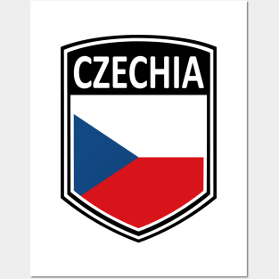 Flag Shield - Czechia Posters and Art